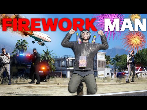 DESTROYING MY SERVER as FIREWORK MAN! (GTA RP)