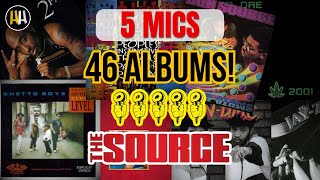The 46 Rap Albums That Got 5 Mics from "The Source Magazine"