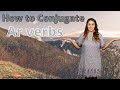 Conjugating ar Verbs in Spanish