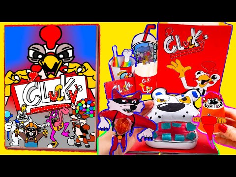 🐔MAKING ROBLOX CLUCKY'S GAMEBOOK + CLUCKY`S BOSS SQUISHY PLAY +CHICKEN MEAL🍗 RANDOM BOX