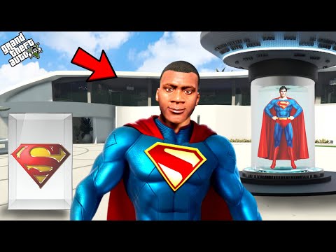 FRANKLIN STEALING SUPERMAN SUIT TO BECOME POWERFUL IN GTA 5