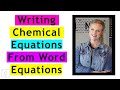 Decoding Chemical Equations from Word Problems