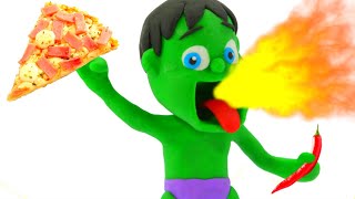 Have You Ever Tried A Spicy Pizza ?? Stop Motion Cartoons