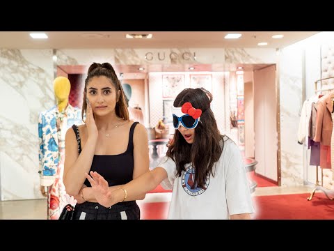 BUYING MY SISTER EVERYTHING SHE TOUCHES BLINDFOLDED | Nicolette Gray
