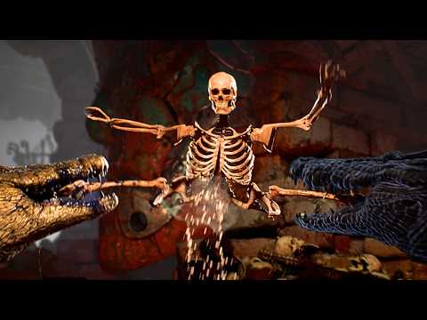 MK1 - All Animalities on Skeleton