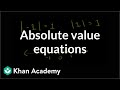 Exploring Absolute Value Equations in Algebra