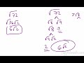 Simplifying Square Roots in Algebra