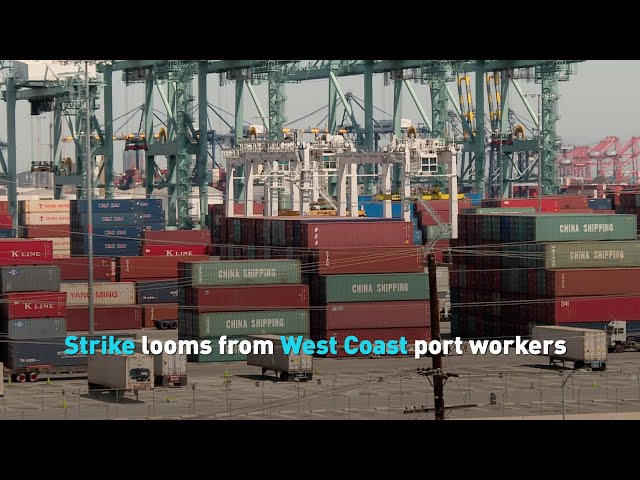 Possible strike for West Coast port workers could worsen supply chain crisis