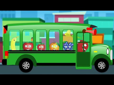 Wheels On The Bus Go Round And Round + More Vehicles Songs & Rhymes for Kids