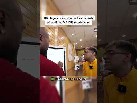 Rampage Jacksons Majors in college #rampagejackson #viral #streaming #shorts #5millionviews