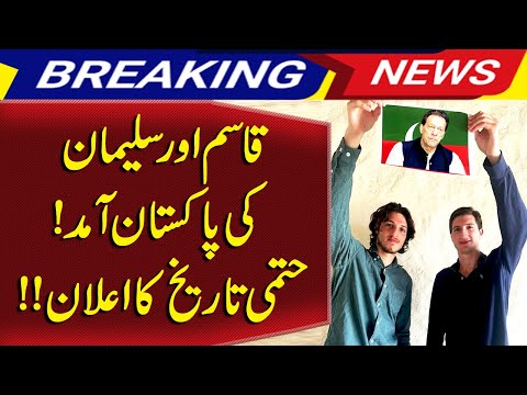 Arrival of Qasim and Suleman in Pakistan | Aleema Khan media talk