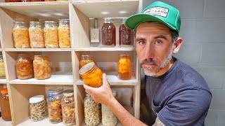 Building Storage for the Food Pantry Homestead Makeover