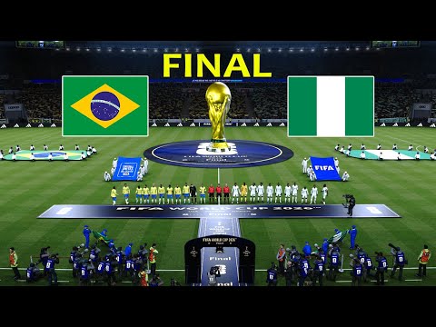 BRAZIL vs NIGERIA - FINAL  | FIFA World Cup 2026 USA | Full Match All Goals | PES Gameplay