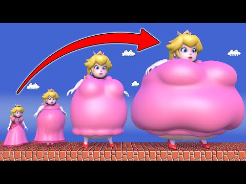 Super Fat Princess Peach's Transformation: Evolution of Plus-Sized Peach