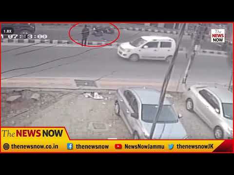 Disturbing CCTV footage shows the fatal road acc!dent in New Plot, #Jammu