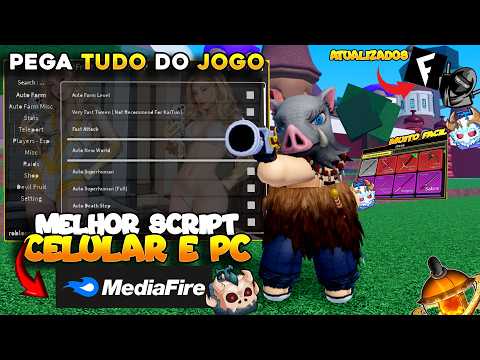 🥶 ROUBADO!! SCRIPT BLOX FRUITS ATUALIZADO PARA CELULAR e PC! - AUTO DOJO⛩️