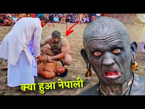 देवा थापा को मारा बुरी तरह _ तोड़ दी बाजू | Deva thapa pehlwan new kushti