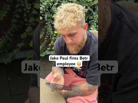 Jake Paul fires his own employee ? #jakepaul #shorts