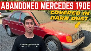 I Bought This ABANDONED Mercedes-Benz 190E Out Of A BARN (Covered In Dirt)
