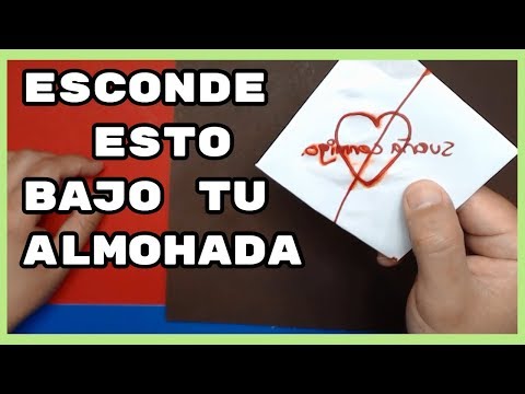 OCULTA SU NOMBRE BAJO TU ALMOHADA!! 100% EFECTIVO, Haz que sueñe contigo esta noche