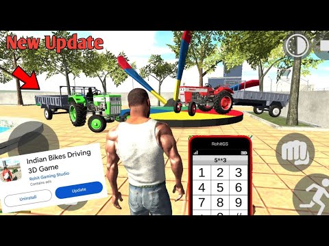 आ गया FINALLY NEW UPDATE || INDIAN BIKES DRIVING 3D GAME || TRACTOR CHEAT CODE || #logovideo #viral