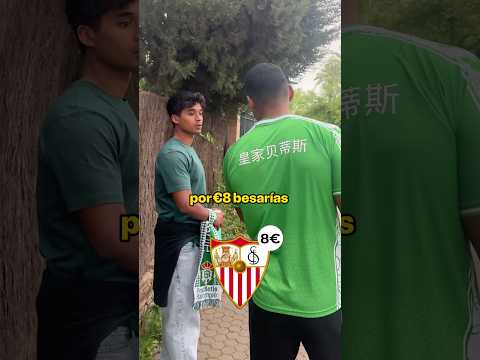 Cada NO = Más dinero por besar el escudo de futbol rival! 🤣