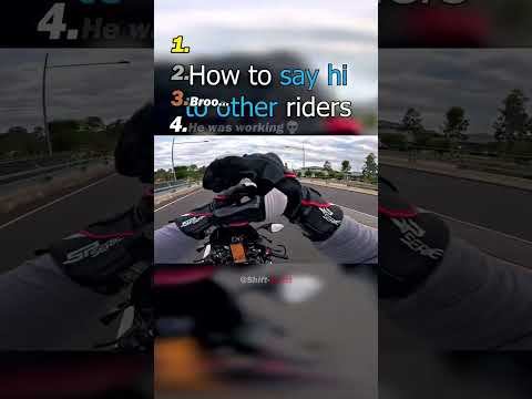 bikers messing with peoples