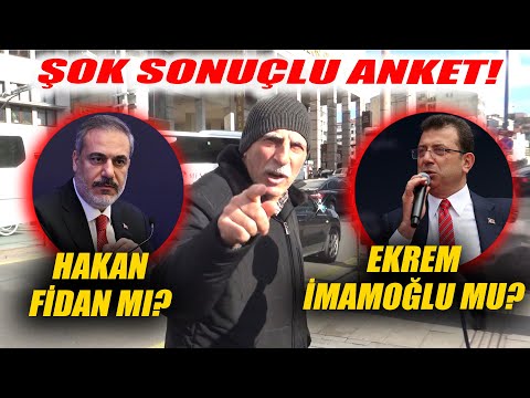 Hakan Fidan mı İmamoğlu mu? Baştan Sona Kesintisiz Şok Sonuçlu Anket!