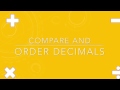 Comparing and Ordering Decimals