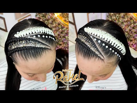 PEINO Infantil con Encintado FÁCIL/ Peinados Rakel