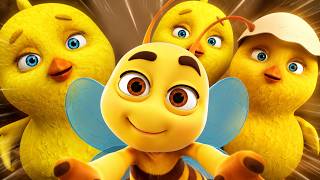 Abejita Chiquitita 🐝 + Los Pollitos Dicen + Vaca Lola - Canciones Infantiles para Ninos