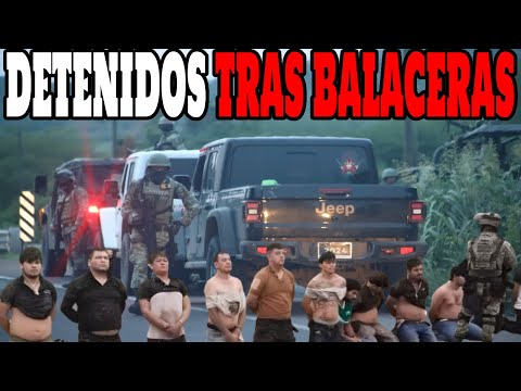 11 Detenidos y vehículos asegurados #sinaloamexico