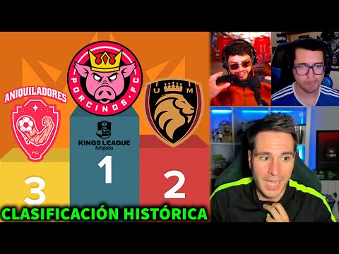 Comentando la Clasificación Histórica de la Kings League con Poloteli y Madara