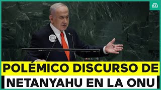 Polémica presencia de Netanyahu en la Asamblea de la ONU: Asistentes se retiraron en discurso