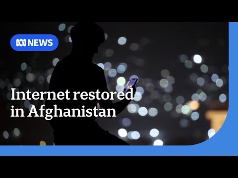 YouTube video thumbnail:  Taliban Restores Internet in Afghanistan After 48-Hour Shutdown