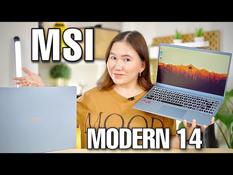 (ENGLISH) MSI MODERN 14 REVIEW: LAPTOP PANG ONLINE CLASS!