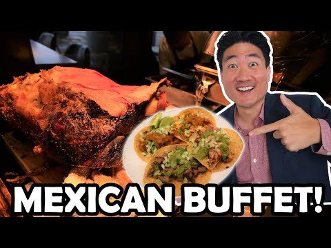 All You Can Eat PRIME RIB and TACOS at the Best MEXICAN BUFFET in LA!