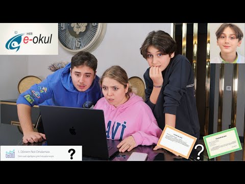 KUZEYİN E-OKUL NOTLARINI İNCELEDİK !! (BİZİ ŞAŞIRTTI)