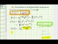 Derivatives of Exponential and Hyperbolic Functions