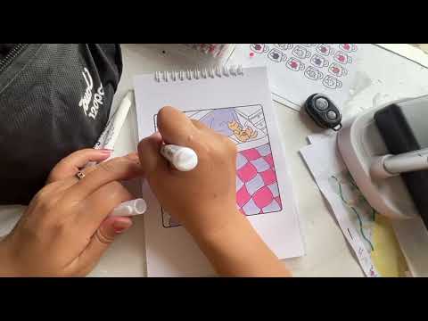 Drawing beautiful pictures with teacher Tam part 23