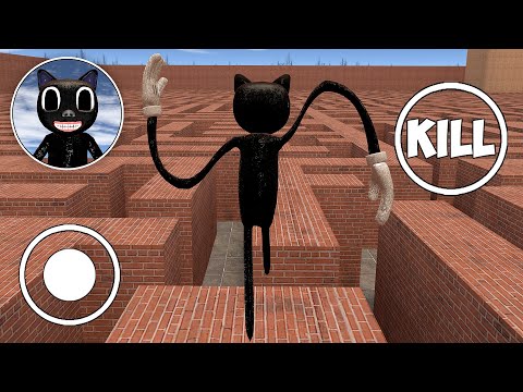 I BECAME CARTOON CAT IN THE MAZE in Garry's Mod!