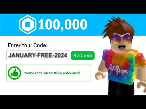 This *SECRET* Promo Code Gives FREE ROBUX! (Roblox January 2024)