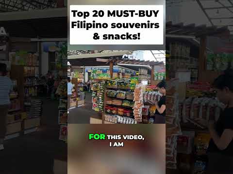 🇵🇭 TOP 20 Souvenirs from the Philippines! 🛍️✨ | Ultimate Shopping Guide #philippines #manila