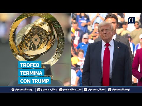 Donald Trump se queda con trofeo original de Mundial de Clubes; aficionados abuchean durante partido