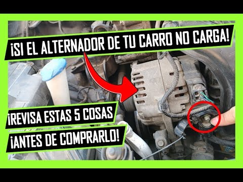 😨 El ALTERNADOR De Tu AUTO No CARGA? REVISA 👉Estás 5 COSAS ANTES De CAMBIARLO🔥