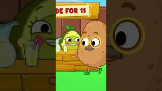 Yummy Fruits and Vegetables #kidssong #shorts #learning #forkids #avocadobaby