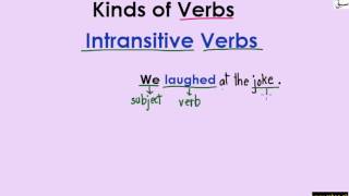 Intransitive Verb (explanation with examples)
