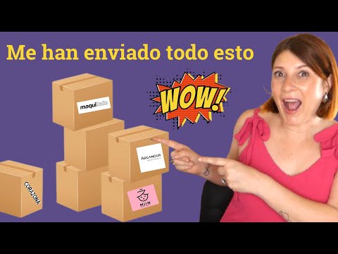🛍️ Super HAUL / Maquillaje/ cosmética/ os enseño TODO lo que me envían las marcas