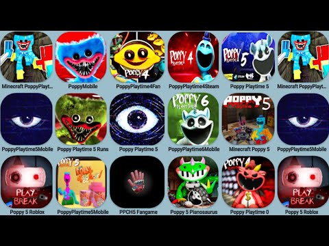 Poppy Playtime Minecraft ,Poppy Playtime Mobile,PoppyPlaytime Roblox, Poppy 1, 2, 3, 4, 5, 6 |Update