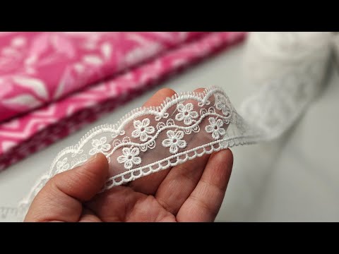 लेस लगाने की एक छोटी सी Trick / Learn smart sewing hacks with Knotty Stitches